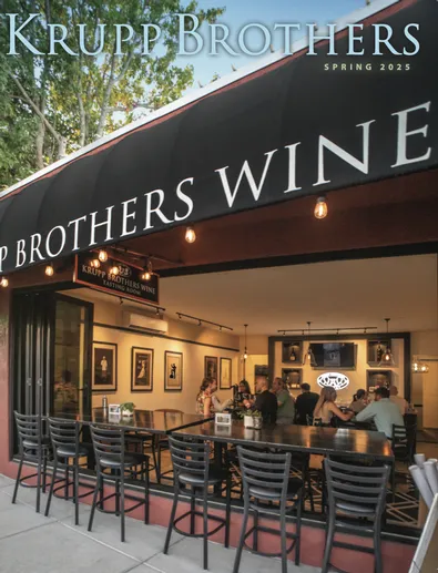Krupp Brothers Winery Spring 2025 Newsletter cover